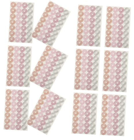 TEHAUX 16 Blätter Selbstklebende Lochaufkleber Aus Papier Lochverstärkungen Aus Papier Loseblatt-aufkleber Aus Papier Lochstanzverstärkungsaufkleber Klemmring Reparatur