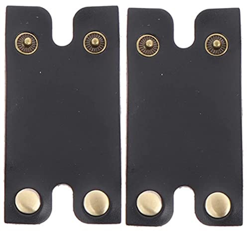 DRESSOOS 2stücke Rasierkopf-schutzhülle Aus Leder Praktische Aufbewahrungstasche Für Manuelle Rasierköpfe Langlebiger Schutz Für Reise-rasierer