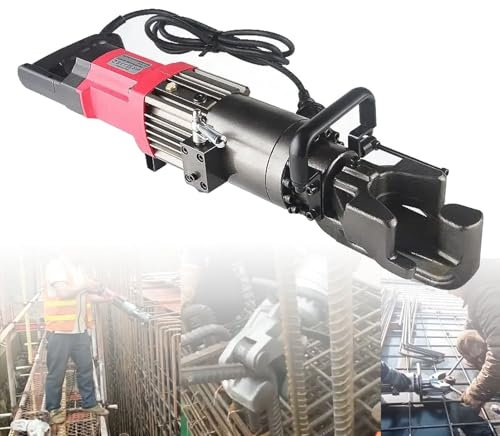 guoyjmm Elektrischer hydraulischer Bewehrungsschneider Schnittgeschwindigkeit 2.5-3 s Schneiden von bis zu 7/8 Inch #7 4-22mm Bewehrungsstahl Schnelles einfaches Schneiden von Bewehrungsstahl 220V