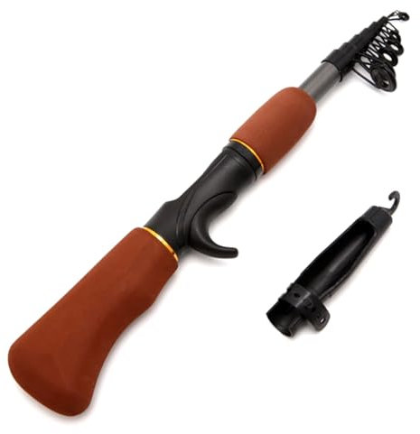 Carbon Angelrute 1,6 M Teleskop Tasche EIS Angelrute Salzwasser Süßwasser Ultraleicht Angelrute Tackle
