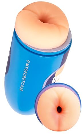 MySecretCase Masturbatore per Uomo Ano Finto Silicone Masturbatore per Pene Realistico Sexytoys Uomo Sesso Anale Masturbatori Maschili Pocket Pussy