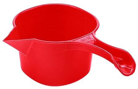 Cabilock Louche à Eau En Plastique Épais Manche Long, Rouge, Outil Multi-usages Pour Céramique, Jardinage, Bain Cuisine, Accessoire Pratique Pour Usage Domestique