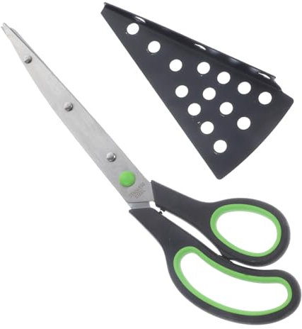 LIFKOME Forbice Per Pizza in Acciaio Inox Taglia Pizza Affettatrice Accessorio Da Cucina Pala Staccabile Casa
