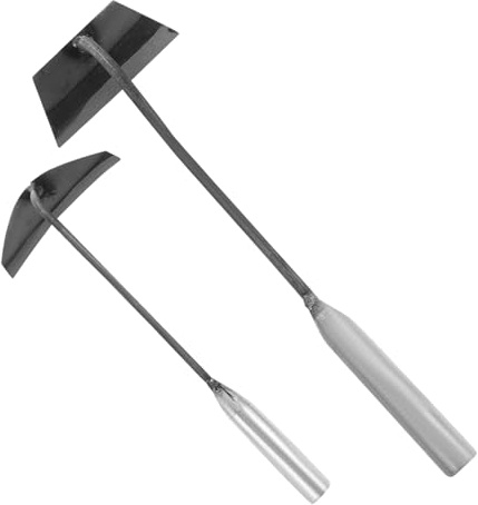 Toyvian 2 Stück Handhacken Aus Stahl Gartengeräte Für Gartenarbeit Und Unkrautjäten Scharf Langlebig Leicht Und Tragbar Für Beetpflege Und Pflanzenpflege