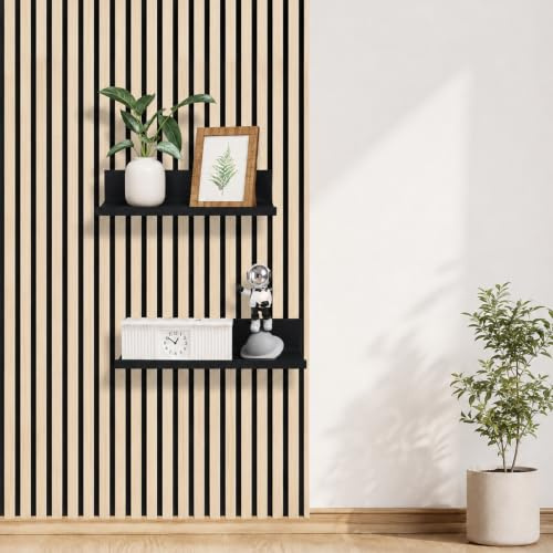 WMLBK Regal für Akustikpaneele, Wandregal für Akustikpaneele (17,2 x 10 cm) | Metall Akustikpaneele Zubehör Wandorganizer & DIY Zubehör für Paneele Wand