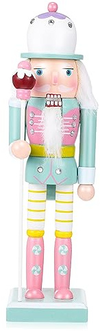 Cabilock Figurine Casse Noisette Décoration Noël Traditionnelle Ornement Soldat Vert pour et Décoratif