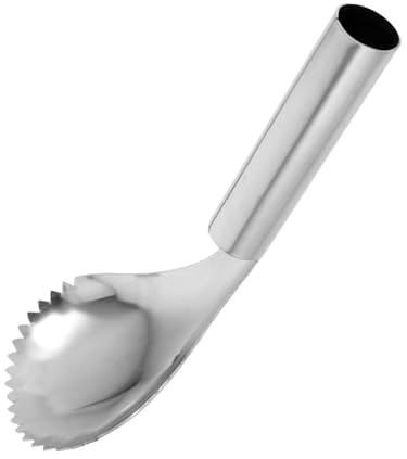 COLLBATH Scavino per Frutta in Acciaio Inossidabile Manuale per Rimuovere Torsoli e Cuori e Anguria Utensile Cucina per Scavare e Semi Strumento per e Frutta Facile da Usare e