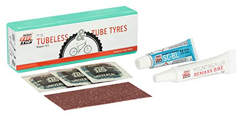 Tip Top reparationssats cykelsäng slanglös, vit, 5 x 5 x 3 cm, 500506