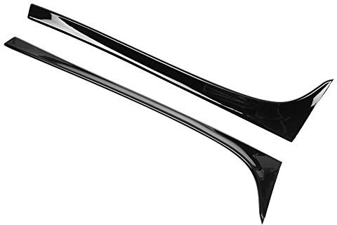 Aramox Spoiler d'aile de Queue, Autocollant latéral d'aile de Queue de Spoiler de Coffre arrière de Voiture pour Le 7 MK7 2014-2017