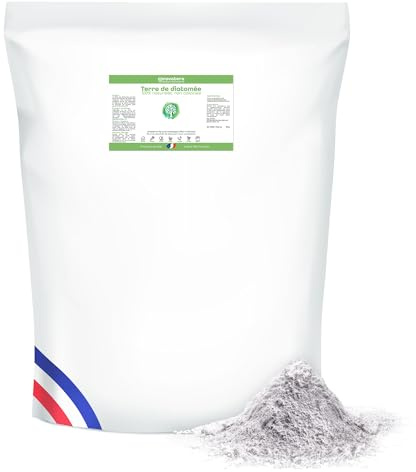NOVATERA I Terre de Diatomée 100% Naturelle & Extraite en France I Sac 25kg I Agriculture Biologique I Ultrapure, Non Calcinée I Certifié ECOCERT I Entretien, Jardin, Animaux, Élevage