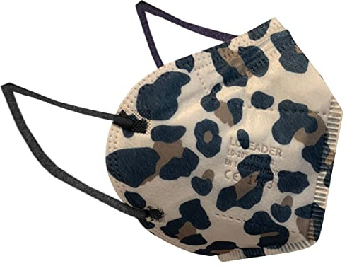 LCLEADER 20 Mascherine FFP2 confezionate singolarmente (LEOPARDATO)
