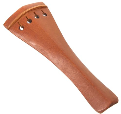 JOINPAYA Geigensaitenhalter aus Braunem Holz für Violine 4/4 Zubehör zur Klangverbesserung Robust und Präzise für Anfänger und Musikliebhaber Zufällige Farbe