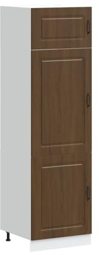 vidaXL Köksskåp Kalmar brun ek konstruerat trä, vit köksskåp, kök sideboard skåp, organisera köksskåp, högt köksskåp, fristående köksenhet