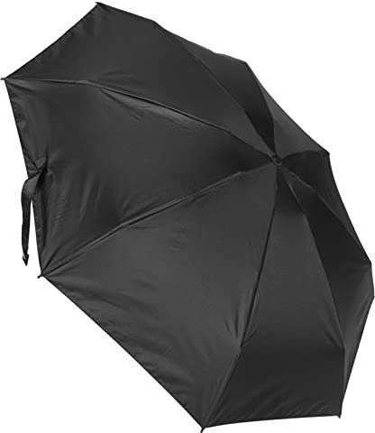 PACKOVE Parapluie Pliable Compact Anti-uv, Protection Pluie et Soleil, Ouverture Manuelle, Polyester, pour Promenade et Voyage