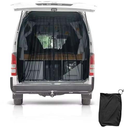 SHUAIGUO Zanzariera Anti-insetti in Poliestere Resistente, Rete Magnetica per Porta Posteriore, per Mercedes, Protezione 83x59 Pollici