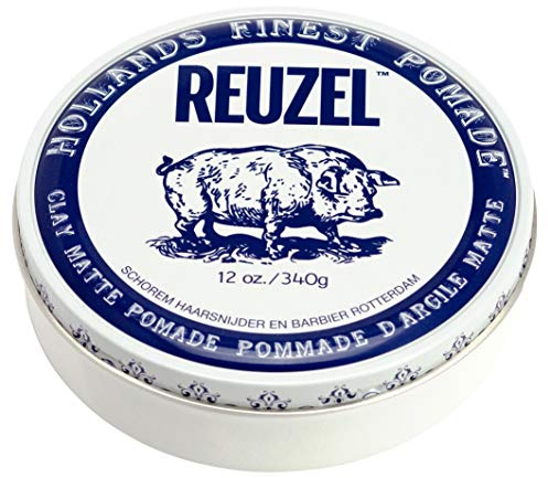 Reu Zel Clay Matte Pomade Hair Holding Wax for Men 340g Vanilla Mint