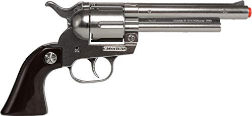 Gonher 121/0 - Revolver Cowboy 12-Schuss, stahlfarbend
