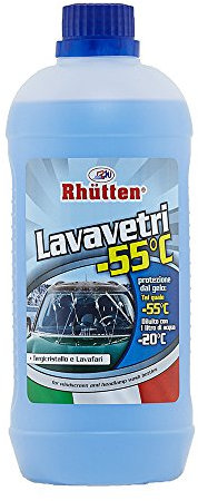 Lavavetri Invernale -55°C, Per Vaschette Lavavetri e Lavafari, Da Diluire, Alta protezione dal Gelo, Indicato per Inverni Rigidi, 1L
