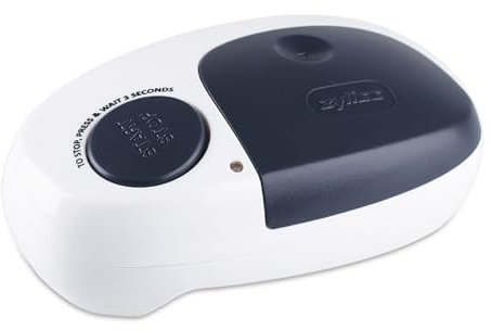 Zyliss Easican Electric Can Opener - Battery-Operated Can Opener - Hands-Free Can Opener for Smooth Edges - Portable Kitchen Gadget - Electric Can Opener Tool