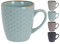 SET 4 TAZAS CAFÉ 200ml COLORES SURTIDOS