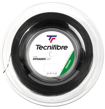 Tecnifibre Dynamix VP 1.20 Squash-Seil für Erwachsene, Unisex, Schwarz