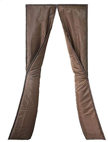 QIAOH Wärmeschutzvorhang 120x220CM, Thermo Türvorhang Verdicken Baumwolle Türvorhang, Terrasse Glastür Drapieren Winddicht Warm Halten Panel