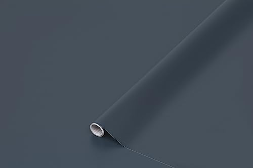 d-c-fix vinyl wrap Midnight navy blue matt plain 45 cm x 2 m - sticky back plastic roll for furniture, kitchen & cupboards - contact paper sticker self adhesive film