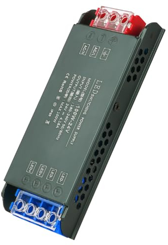 URAQT LED Treiber 24V 100W, LED Trans Netzteil 230v AC auf 24v DC, LED Transformator kein Rauschen -4.16A Adapter Konstantspannung für Beleuchtung, Ultradünn NiedervolttrafoTrafo, Überlastschutz