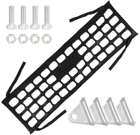 Red para equipaje de coche, red para maletero de camión, fácil de instalar, soporte estable para camionetas, red de equipaje, accesorios exteriores, nailon resistente y elástico Aufbewa