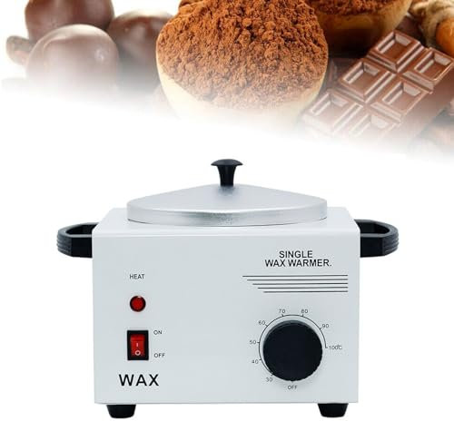 NBNBN 100W Electric Chocolate Melting Machine Tempering Melter Pot, Electric Chocolate Melting Single Pot with 1 Non Stick Pot, White