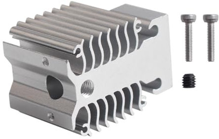 3D Printer Accessories,Fast Cooling Block for Creality Series Extruder Hotend HeatSink,Aluminum Heat Sink Replacement for Ender 3 V3 KE and Ender 3 V3 SE Print Head Heating Block Kit (Ender 3 V3 KE)
