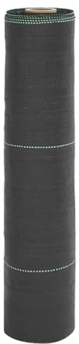 vidaXL Membrana para malezas PP Negra 0,5x150 m