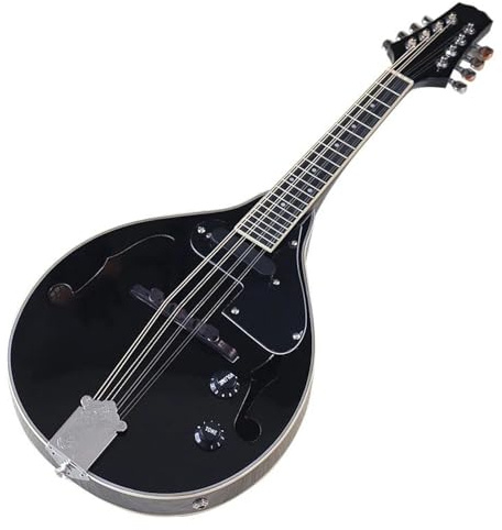 Mandoline Instrument Hochglänzende Mandoline Mit 8 Saiten Klassisches Melodieinstrument Mandoline Im A-Stil Für Anfänger Und Erwachsene(C)