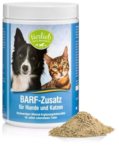 Barf para Perros y Gatos – Complemento Alimenticio Natural con Biotina, Minerales y Vitaminas | Apoyo Nutricional para Dieta Barf | Salud y Vitalidad | Adecuado para Todas Las Razas y Edades