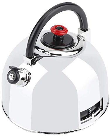 Kurzzeitwecker Küche Timer Küchenuhr Mechanisch Edelstahl Teekanne Kitchen Timer Geformt 60 Minuten Küche Timer Zeit Erinnerung Dekoration for Home Restaurant