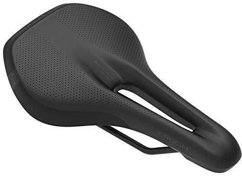 Ergon – SMC Sport Gel Fahrradsattel | MTB Comfort | Frauen | Small/Medium | Stealth Schwarz