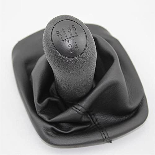 QINKO 5-Gang-Schaltknauf passend für Skoda Octavia A4 Limousine 1996 1997 1998 1999 2000 2001 2002 2003 2004 2005 2006 2007 2008 2009
