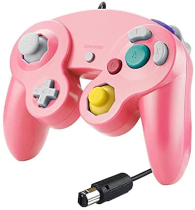 Controller per Gamecube, SONVIEE Wired NGC Controller Classic Game Cube NGC Controller Super Smash Bros GC Gamepad per Gamecube GC Mario Party Giochi Wii U Switch