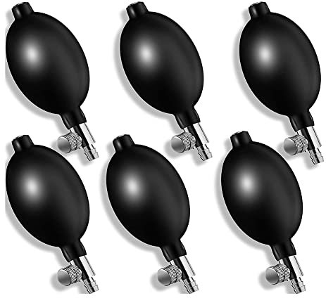 Wanjorlay 6 Stück Spannungsbirne, Ersatzbirne, Pumpe, verstellbar, Handpumpe, manuell, Sphygmomanometer