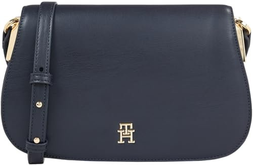 Tommy Hilfiger Damen Crossbody Bag Tasche mit Klappe, Blau (Space Blue), Einheitsgröße