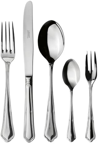 Mäser, Serie Pacifico, Besteck-Set, Edelstahl Besteck-Set für 6 Personen, Silber