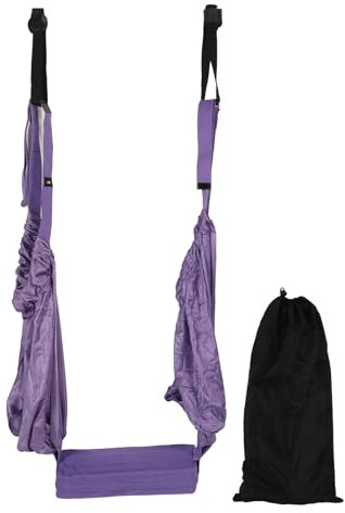 Yoga-Fitness-Stretchgurt mit Kissen, Verstellbarer Beinstrecker, Rückenbeugungshilfe-Trainer für Reha, Pilates, Ballett, Cheerleading, Spagat, Gymnastik