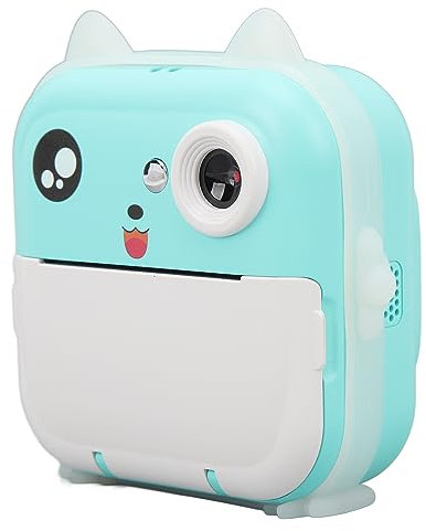 Fotocamera con Stampa Istantanea per Bambini, Videocamere Digitali 1080P, Schermo IPS HD da 2,4 Pollici, Fotocamera Istantanea per Bambini da 24 MP, Fotocamera Digitale con