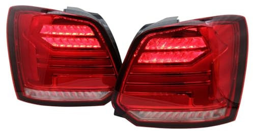 LXBSXY Maßgeschneidert PKW-Anhänger Rücklicht Für VW Polo 2011-2018,Kennzeichenbeleuchtung, Bremslicht Nebelschlussleuchte, Rückstrahler, Positionslicht Zubehör