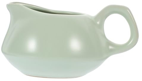 CANIGHT Salsera De Cerámica 500ml Con Asa Jarra Para Salsa y Leche Diseño Elegante