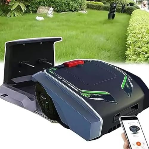 Robotic Lawn Mower - Remote Control Grass Cutting Machine for Large Gardens, Ultra Quiet Operation, Ideal for Green Belts and Orchards