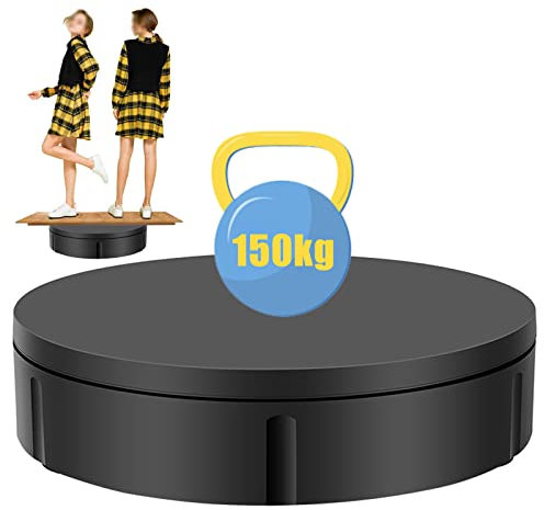 Plato Giratorio eléctrico Profesional de 360 Grados para fotografía, Plataforma giratoria automática de 30 cm, Ideal para imágenes y exhibición de Productos.
