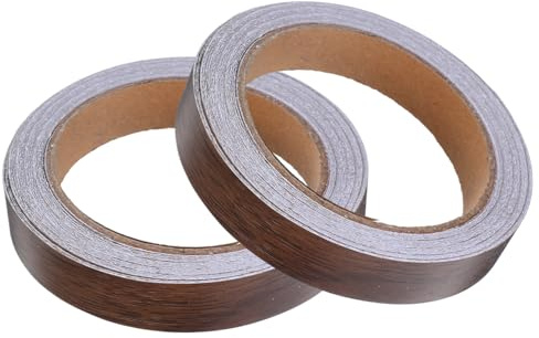 Ruban de Chant Effet Bois Pvc pour Meubles, 2 Rouleaux