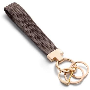 CHUQING Schlüsselanhänger Auto Schlüsselband Kurz Schlüsselbund | Elastisches Polyester Schlüsselarmband für Damen, dehnbar und handfrei.Ideal für Alltag und als Geschenk