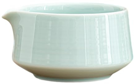 Freiwncr Ceramic Matcha Bowl 560ml Large Capacity Traditional Japanese Matcha Bowl with Spout for Teestoom KitchenMatcha